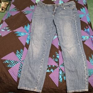 Madewell High-Rise Slim Boyjean in Moorland Wash, size 31 (SHOULD BE 32)